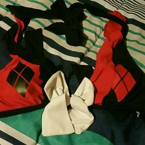 Harley quinn Swim bottoms and top